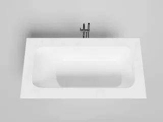 Ванна из искусственного камня Salini Orlanda Plus Kit S-Sense 102114GRH 190x100см RAL снаружи